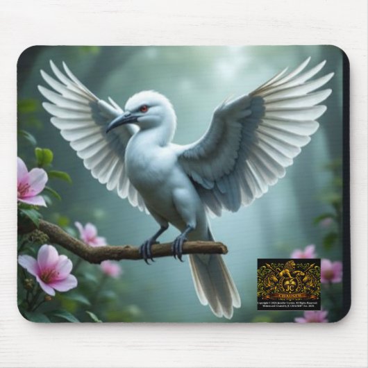 White Tip Silverwing Muismat (Voorkant)
