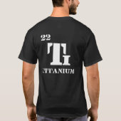 White TITANE T-shirt (Achterkant)