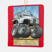 White_TJ Keramisch Ornament (Links)