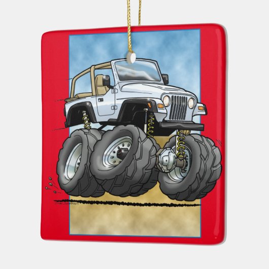 White_TJ Keramisch Ornament (Links)