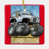 White_TJ Keramisch Ornament (Voorkant)