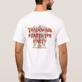 White TM-Shirt T-shirt (Achterkant)