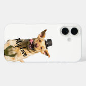 White Top Hat Labrador Retriever Dog iPhone 16 Cas Case-Mate iPhone Case (Achterkant (horizontaal))