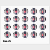 White Towers Guard Ronde Sticker (Vel)