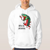 White Traditional Snake Hoodie (Voorkant)