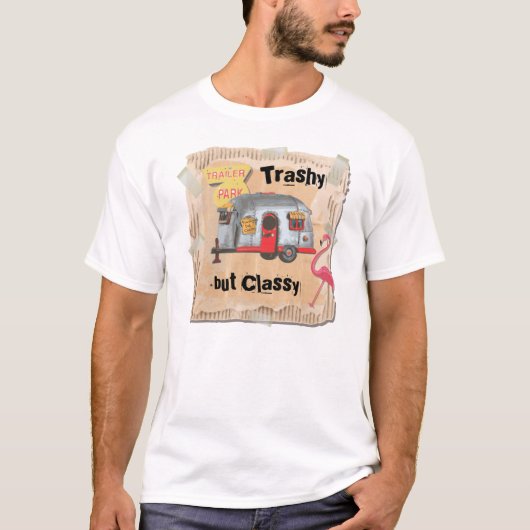 White Trailer Trash t-shirt (Voorkant)