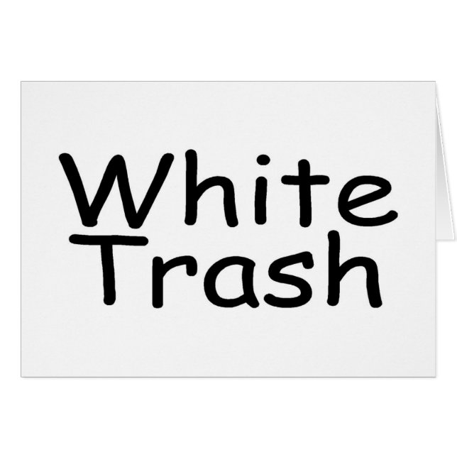 White Trash (Voorkant Horizontaal)