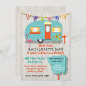 White Trash Bachelorette basepartijuitnodiging Kaart (Voorkant / Achterkant)