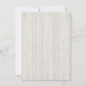 White Trash Bachelorette basepartijuitnodiging Kaart (Achterkant)