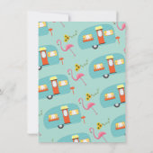 White Trash Bachelorette basepartijuitnodiging Kaart (Achterkant)