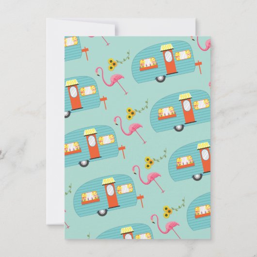 White Trash Bachelorette basepartijuitnodiging Kaart (Achterkant)