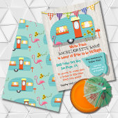 White Trash Bachelorette basepartijuitnodiging Kaart