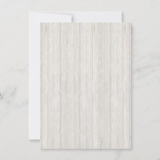 White Trash Birthday basparty uitnodiging (Achterkant)