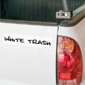 White Trash Bumpersticker (Op Truck)