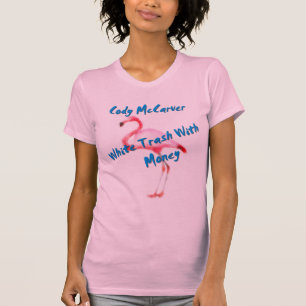 White Trash met Money Flamingo T-shirt
