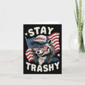 White Trash Party Kleding Redneck Wasbeer Verblijf Kaart (Voorkant)