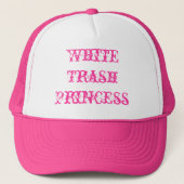 White Trash Princess Trucker Pet (Voorkant)