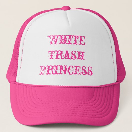 White Trash Princess Trucker Pet (Voorkant)