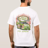 White Trash Race Car T-shirt (Achterkant)