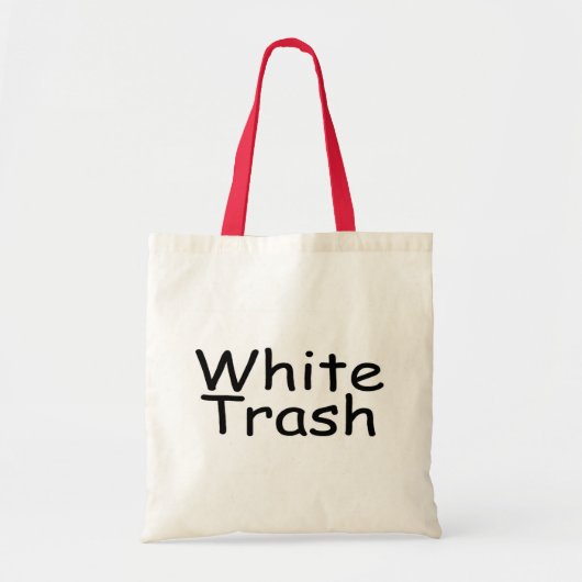 White Trash Tote Bag (Voorkant)