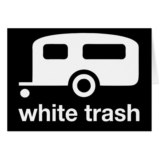 White Trash trailer icon - trailer park (Voorkant Horizontaal)