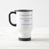 White Travel Mug Reisbeker (Links)