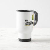 White Travel Mug - The Cornfield Resistance Reisbeker (Voorkant rechts)