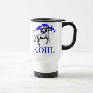 White Travel Mug w. Kohl Logo Reisbeker