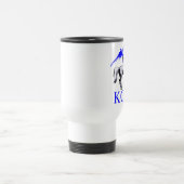 White Travel Mug w. Kohl Logo Reisbeker (Center)