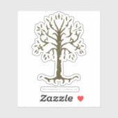 White Tree of Gondor Aged Sticker (Vel)