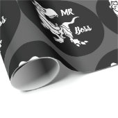 White Trex de baas Dino Cadeaupapier (Rol Hoek)