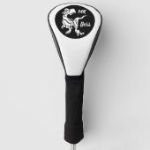 White Trex de baas Dino Golfheadcover (Voorkant)