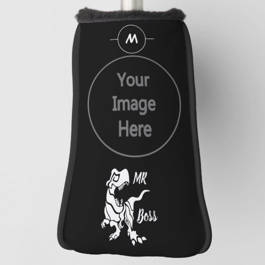 White Trex de baas Dino Golfheadcover (Draai 90)