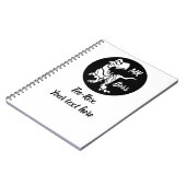 White Trex de baas Dino Notitieboek (Linkerzijde)