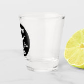 White Trex de baas Dino Shot Glas (Rechts)