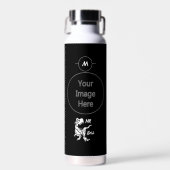 White Trex de baas Dino Waterfles (Voorkant)