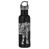 White Tribal Elephant Waterfles (Voorkant)