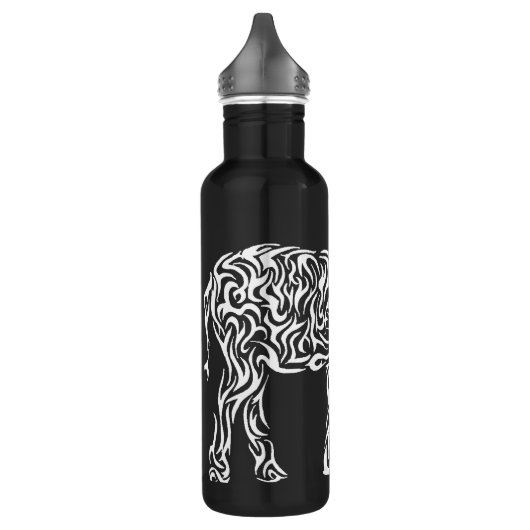White Tribal Elephant Waterfles (Links)
