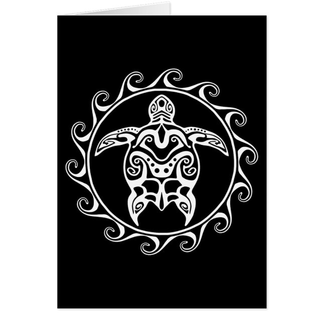 White Tribal Turtle (Voorkant)