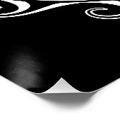 White Tribal Turtle Poster (Hoek)