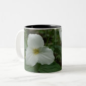 White Trillium Coffee Mok (Voorkant links)