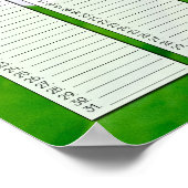 White Trillium Custom Special Days Calendar Poster (Hoek)