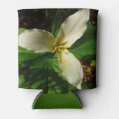 White Trillium Flower Spring Wilde Blikjeskoeler (Voorkant)