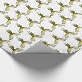 White Trillium Flower Spring Wilde Cadeaupapier (Hoek)