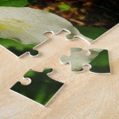 White Trillium Flower Spring Wilde Legpuzzel (Zijkant)