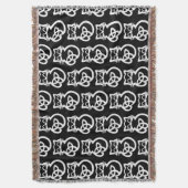 White Trinity Knot Celtic Cat Throw Blanket Deken (Voorkant Verticaal)