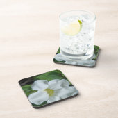 White Tropical Flower gevonden op Fiji Bier Onderzetter (Rechterzijde)