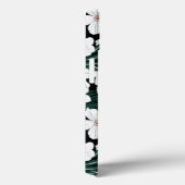 White Tropical Flowers Pattern Case-Mate iPhone Case (Achterkant / Rechts)