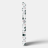 White Tropical Flowers Pattern Case-Mate iPhone Case (Achterkant / Links)