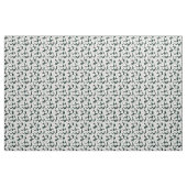 White Tropical Flowers Pattern Stof (Yard (91,4 cm))